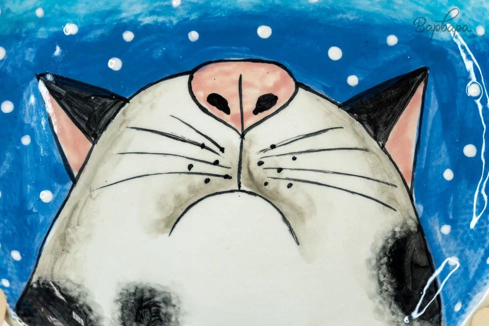 Блюдце "Северная глина", Большое