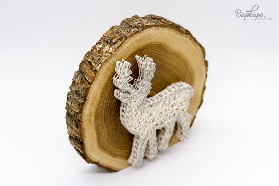 Север на спилах (стринг-арт)