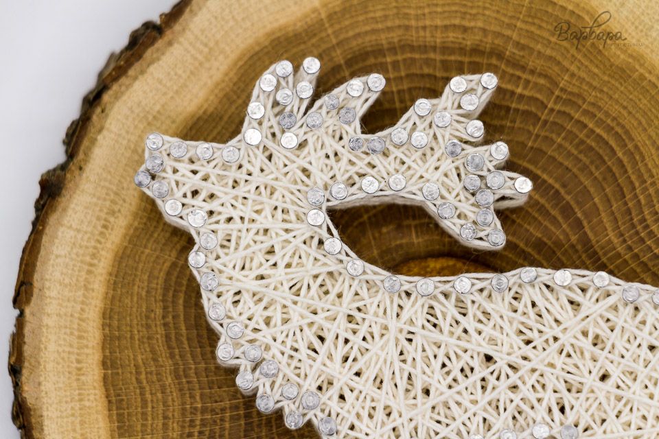 Север на спилах (стринг-арт)