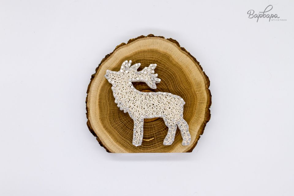 Север на спилах (стринг-арт)