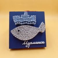 Стринг-арт на деревянном массиве, Микро