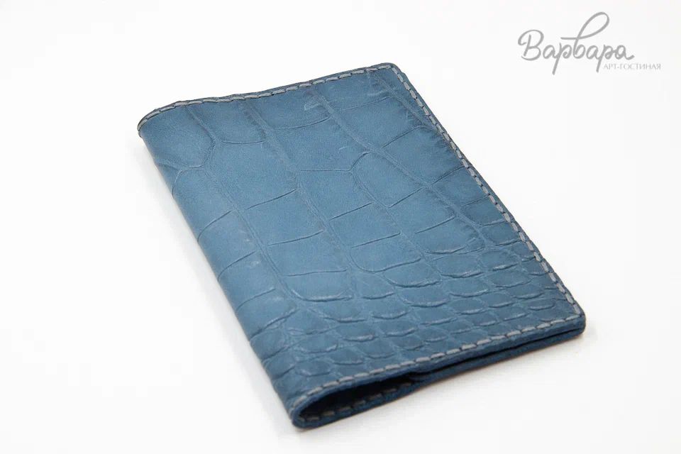 Обложка на паспорт с узором "Юнко", Люкс