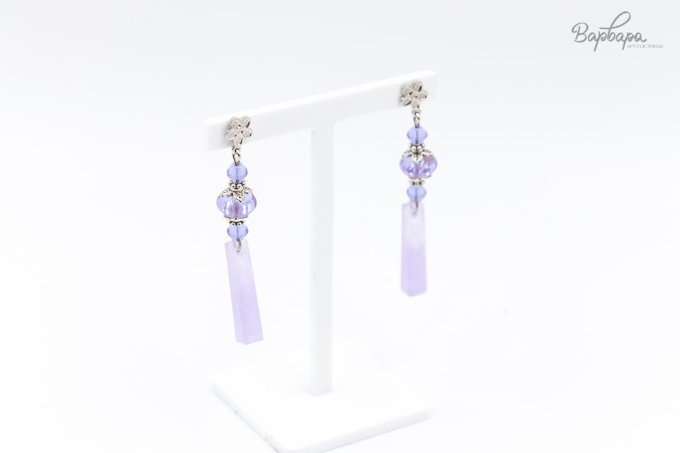 Серьги "Кристаллы света"