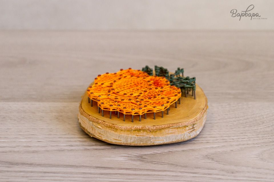 Север на спилах (стринг-арт)