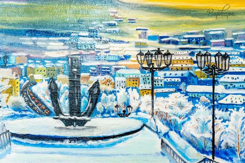 Картина "Кольский край", малая