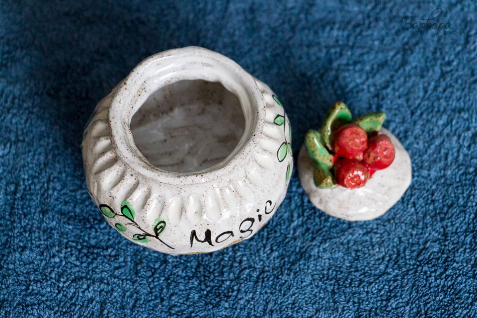 Банка для сыпучих с росписью