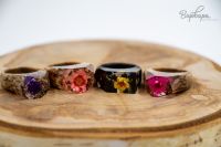 Кольцо "Каменный цветок"