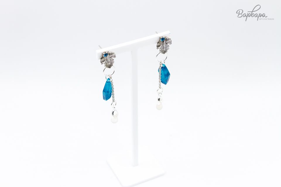 Серьги "Кристаллы света"