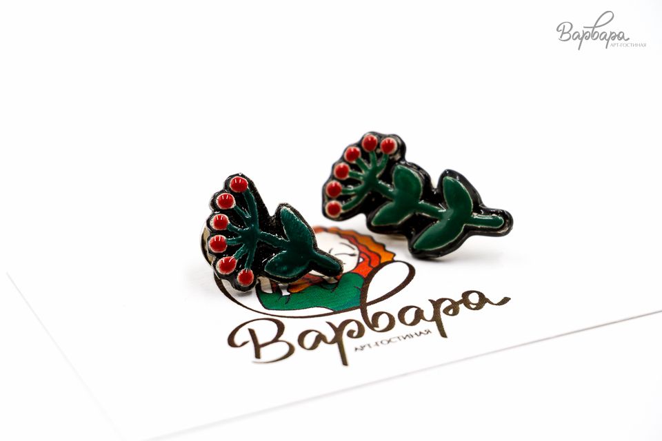 Брошь керамика "Крис"