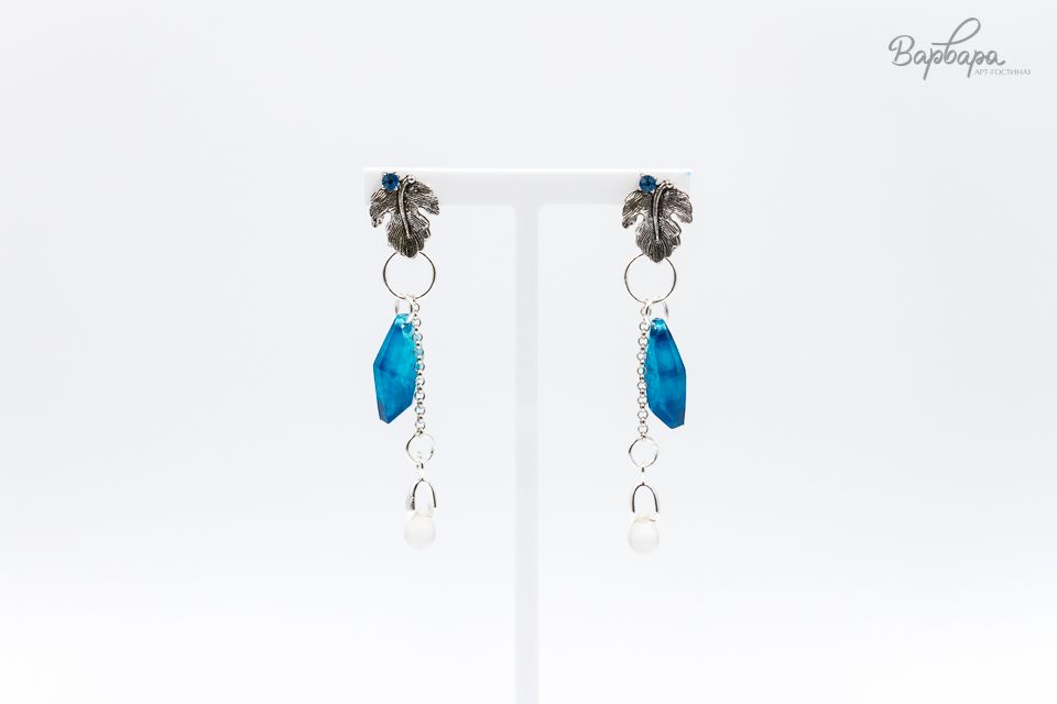 Серьги "Кристаллы света"