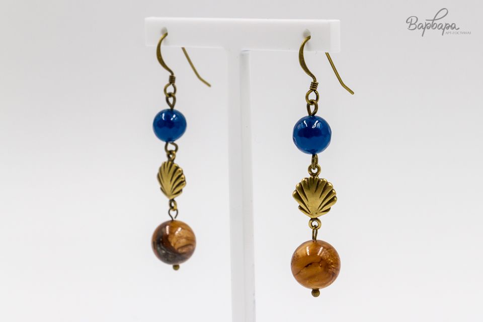 Серьги "Воспоминание о лете"