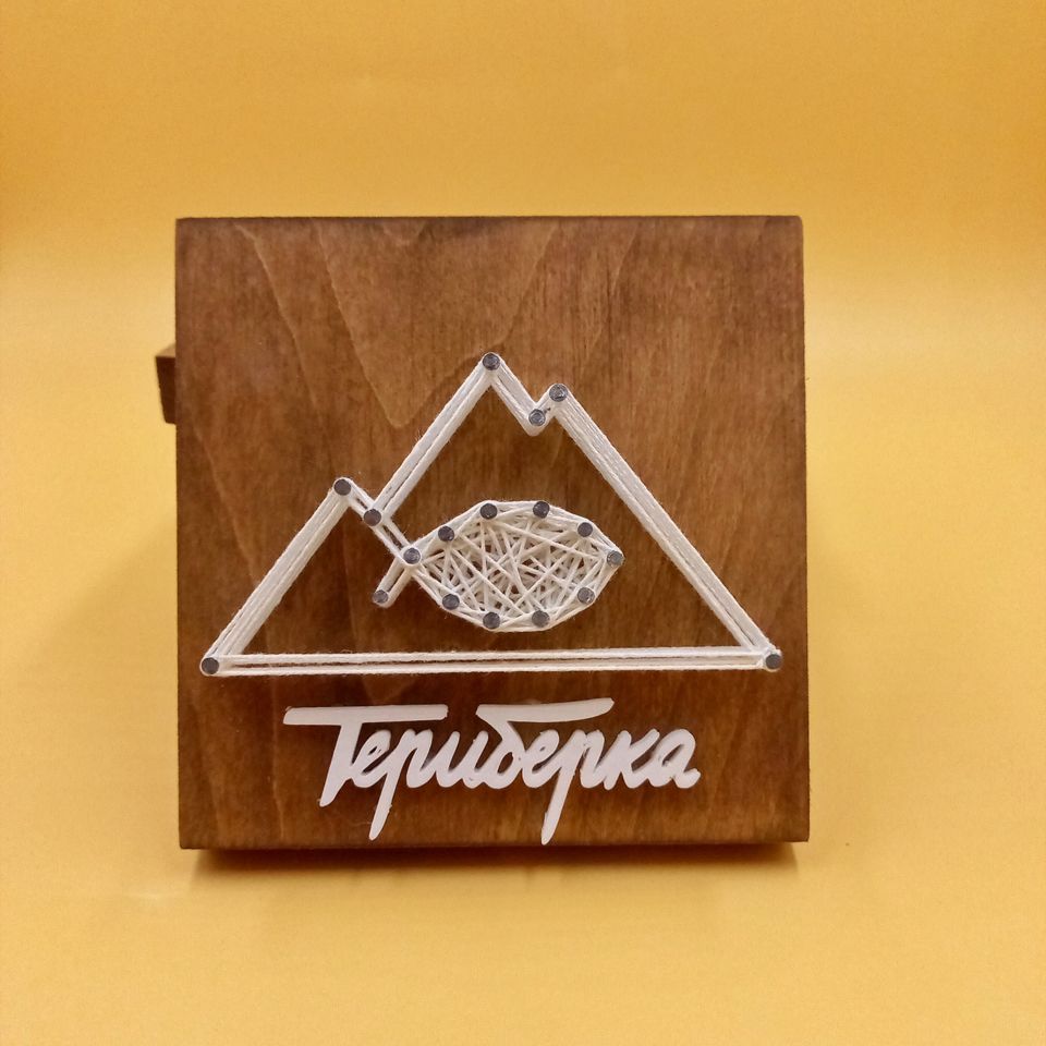 Стринг-арт на деревянном массиве, Микро