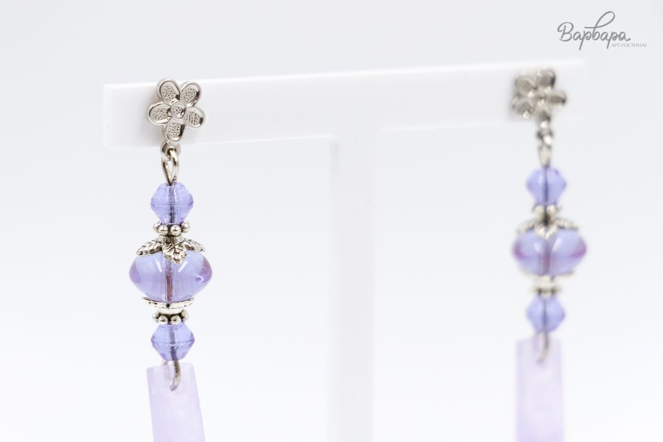 Серьги "Кристаллы света"