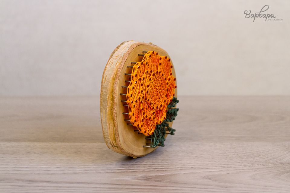 Север на спилах (стринг-арт)