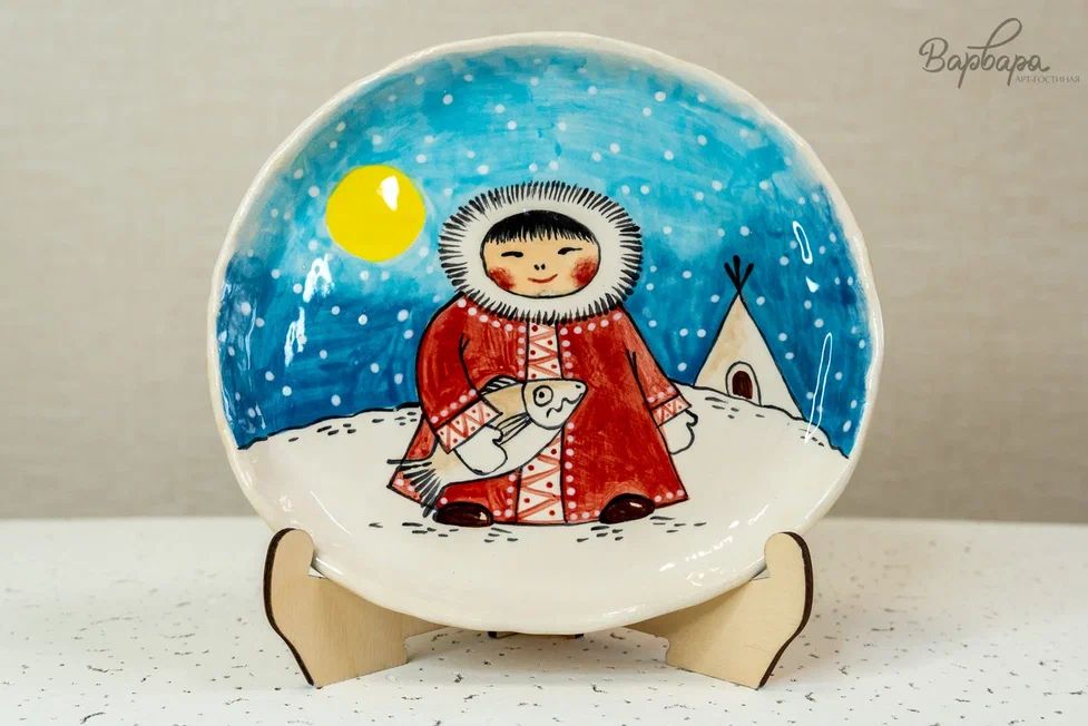 Тарелка "Северная глина", Малая