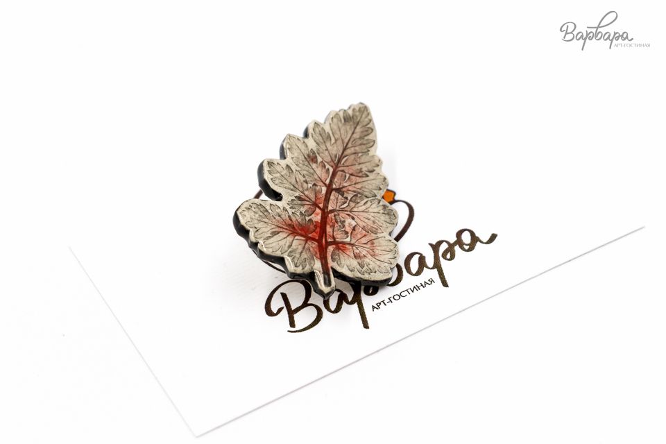 Брошь керамика "Крис"