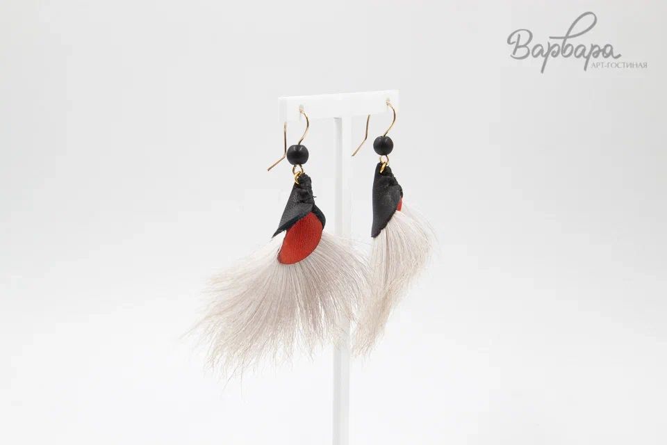 Серьги олений мех "Юнко"