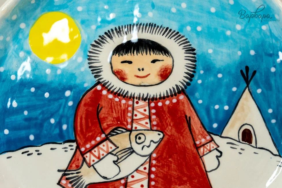 Тарелка "Северная глина", Малая