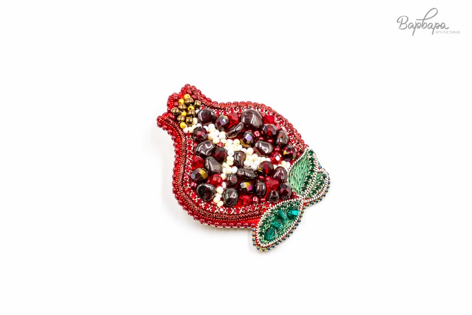 Брошь "Гранат"