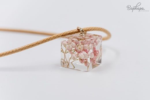 Кулон с сухоцветом, С