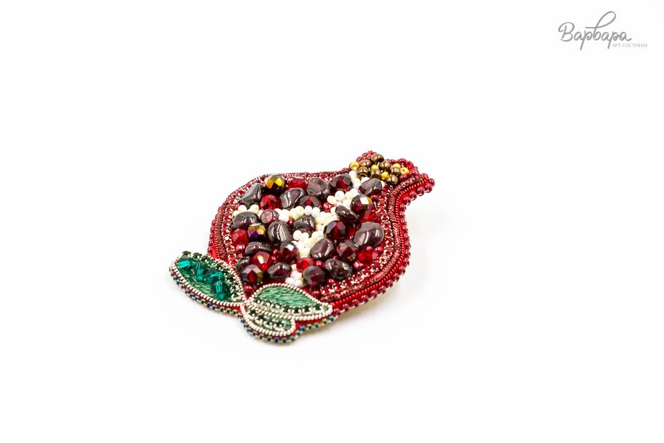 Брошь "Гранат"