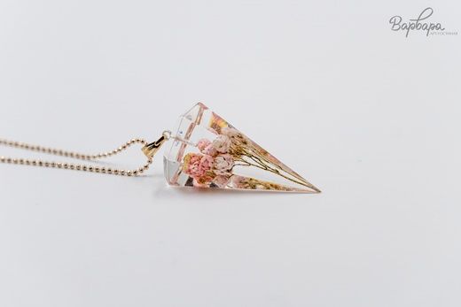 Кулон с сухоцветом, С