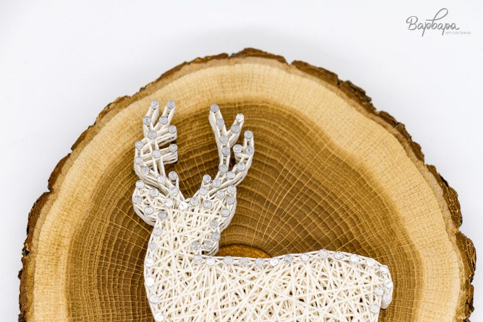 Север на спилах (стринг-арт)