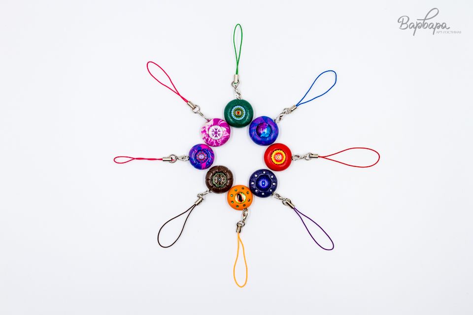 Брелок "Астра", полимер, С