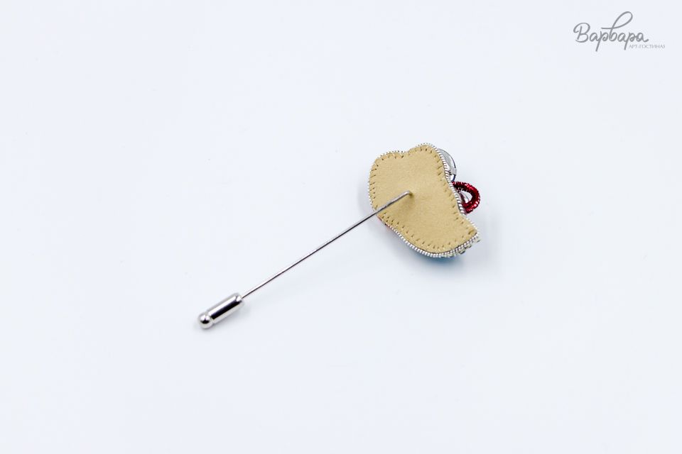 Брошь-игла "Редкий цветок"