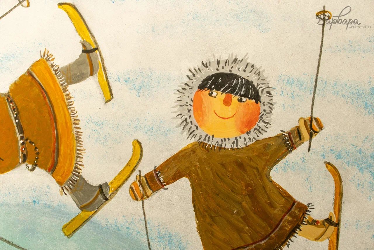 Картина коллекция "Саами" в раме