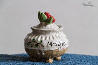 Банка для сыпучих с росписью