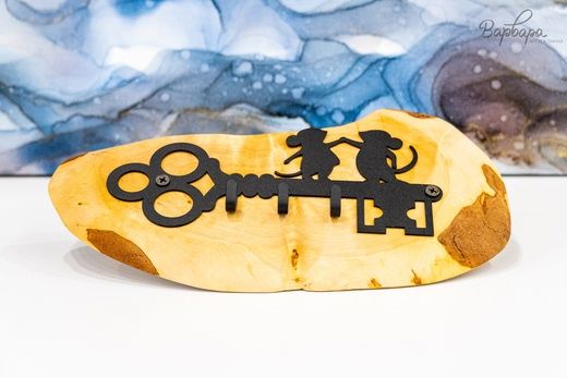 Ключница каминная "Русская береза"