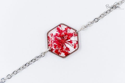 Браслет "Васильковый лёд", С