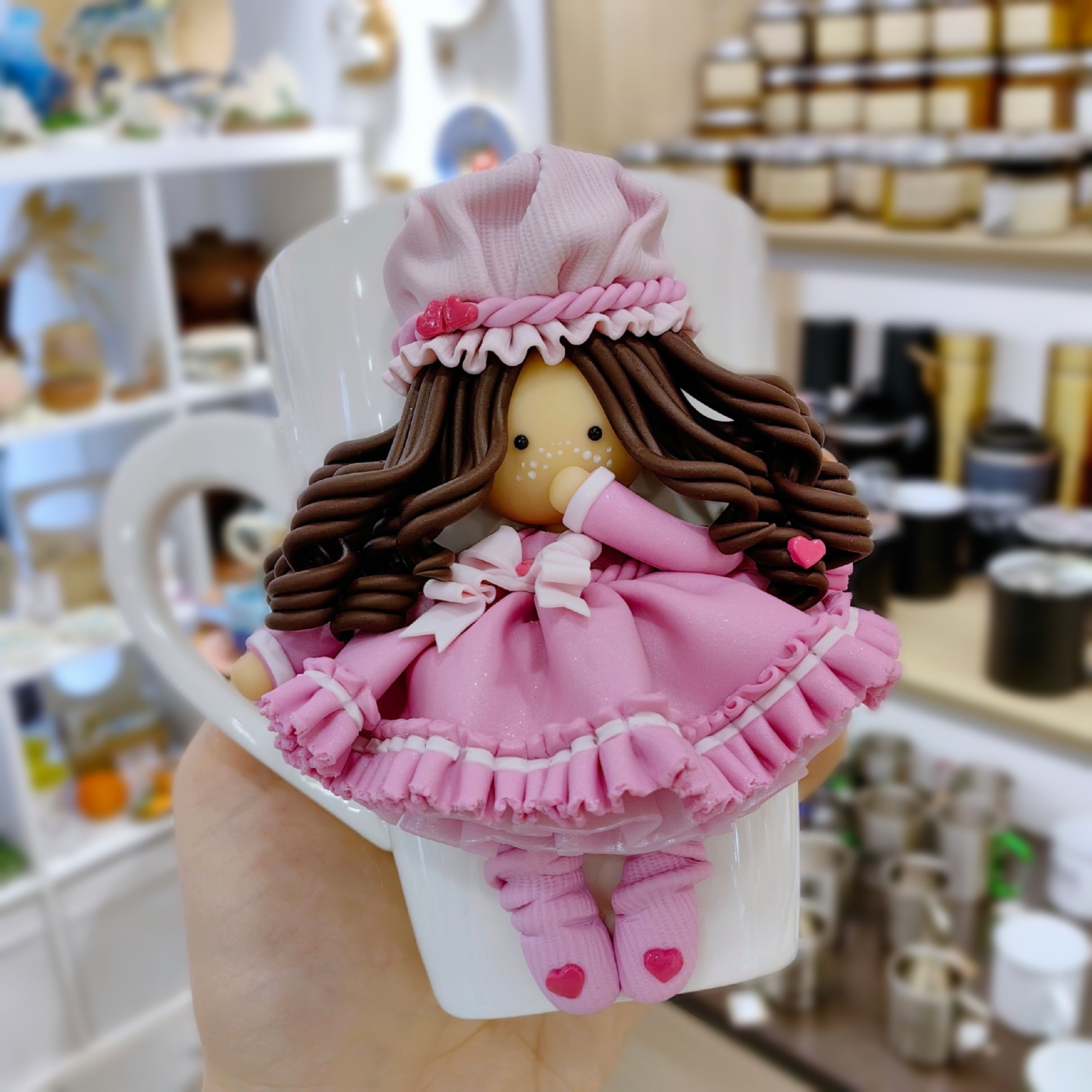 Кружка с декором "Настя" С (Полли)