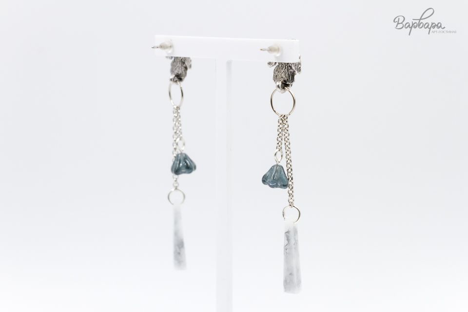 Серьги "Кристаллы света"