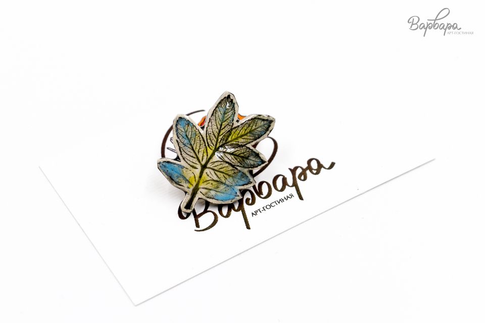 Брошь керамика "Крис"