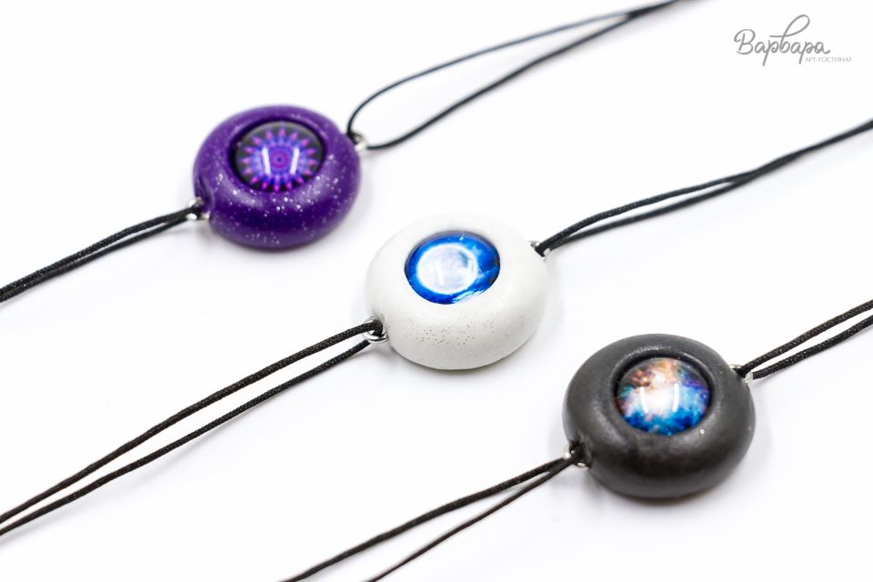 Браслет "Астра", полимер, С