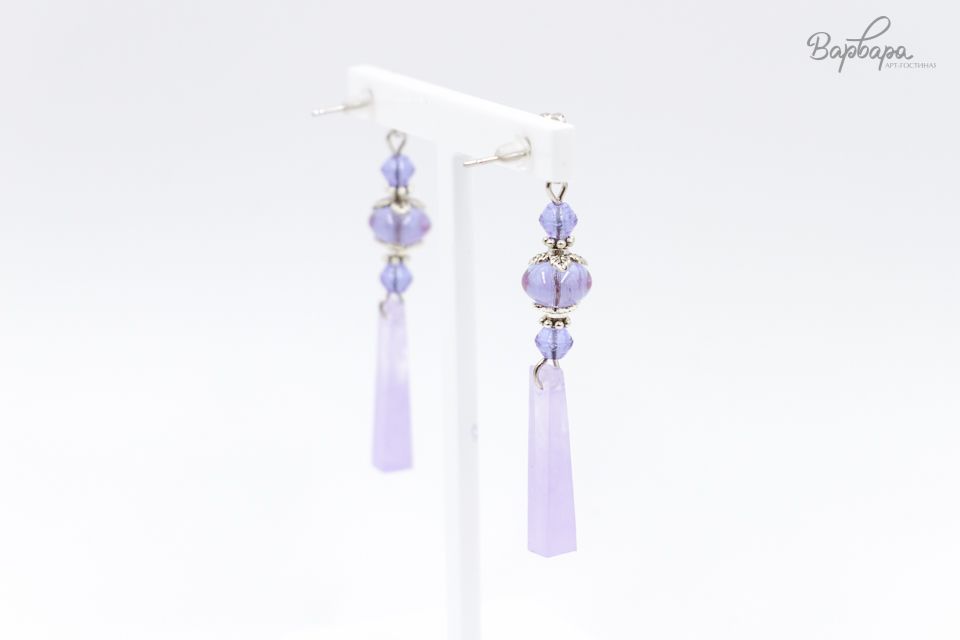 Серьги "Кристаллы света"