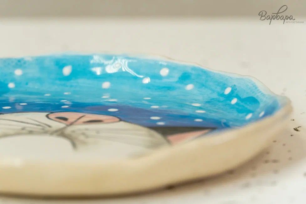 Блюдце "Северная глина", Большое