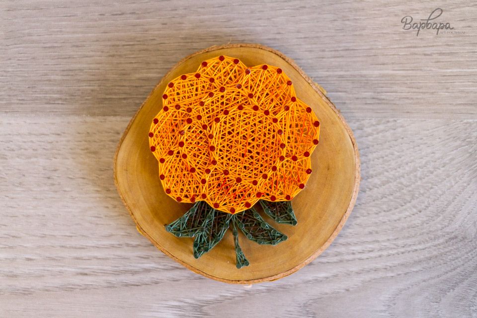 Север на спилах (стринг-арт)