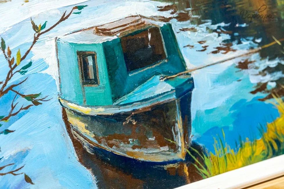 Картина Лодка