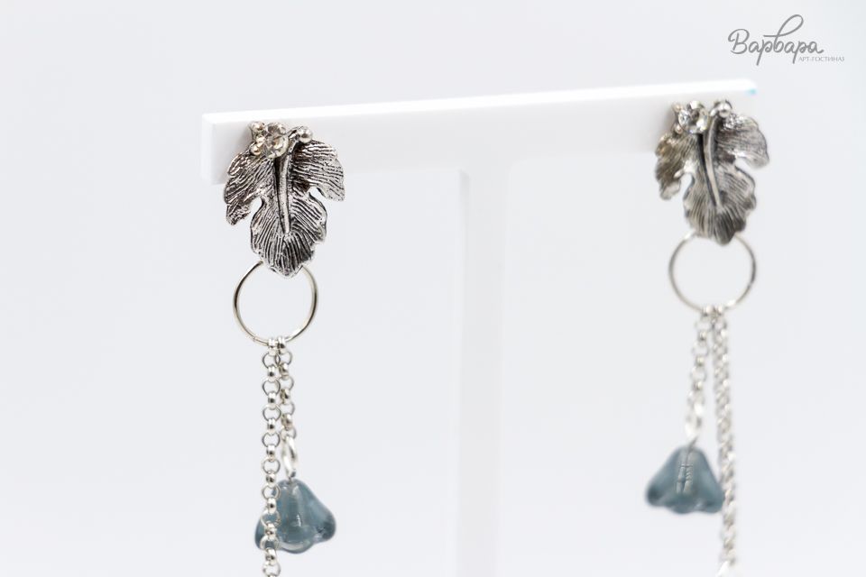 Серьги "Кристаллы света"