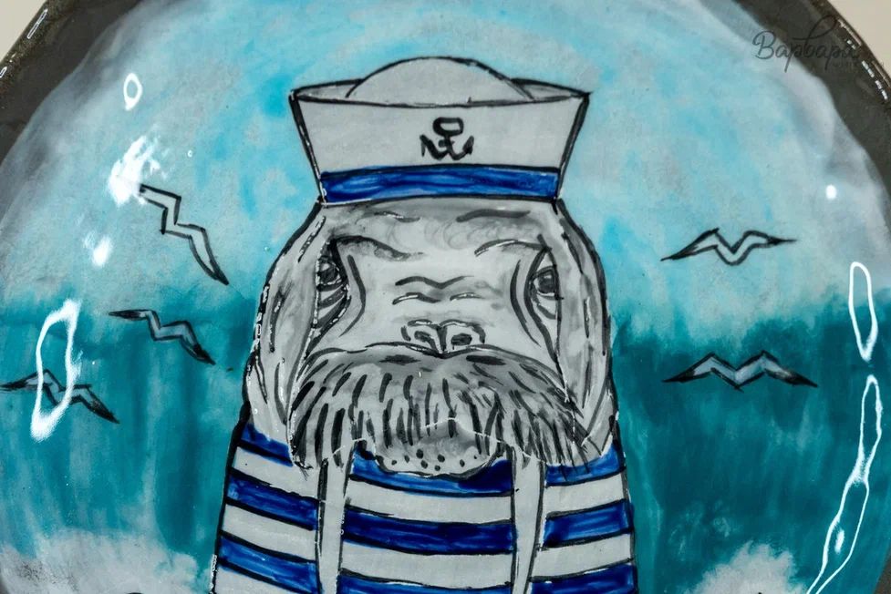 Блюдце "Северная глина", Большое