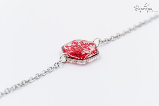 Браслет "Васильковый лёд", С