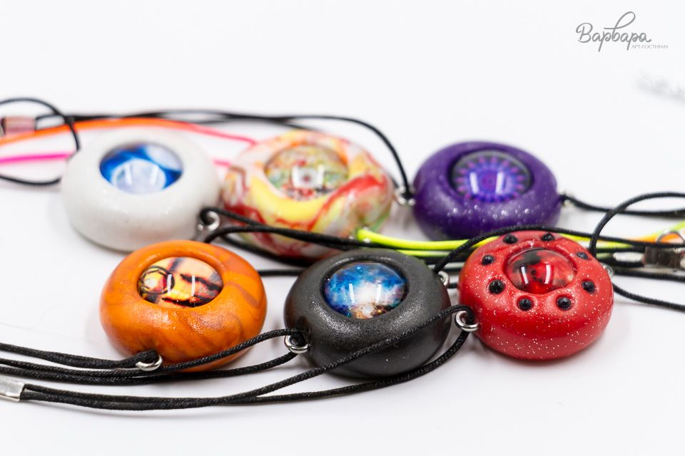 Браслет "Астра", полимер, С