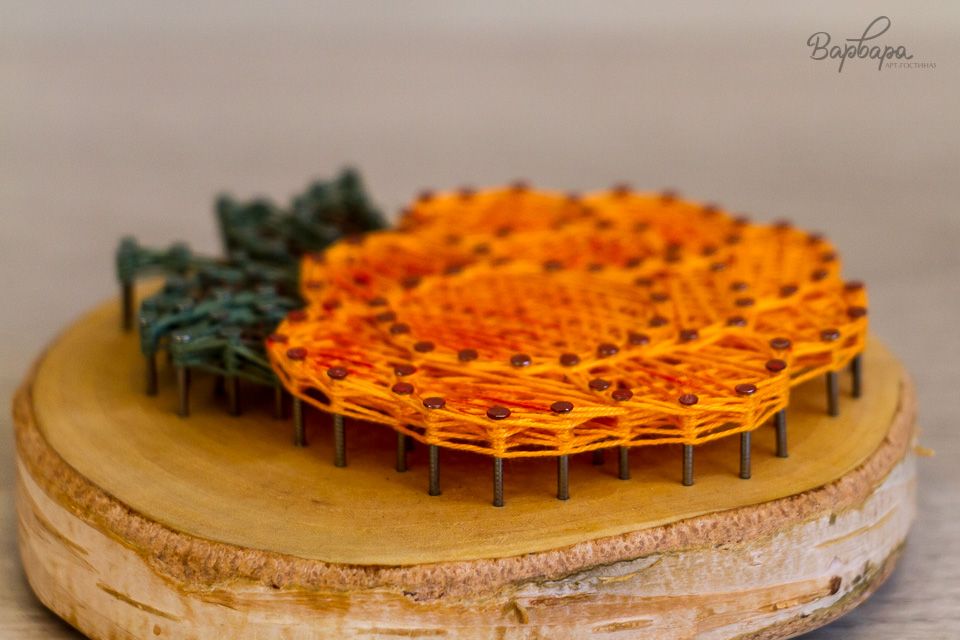 Север на спилах (стринг-арт)