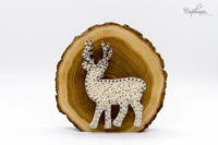 Север на спилах (стринг-арт)