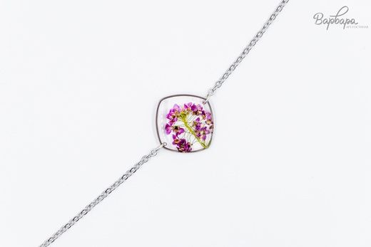 Браслет "Васильковый лёд", С