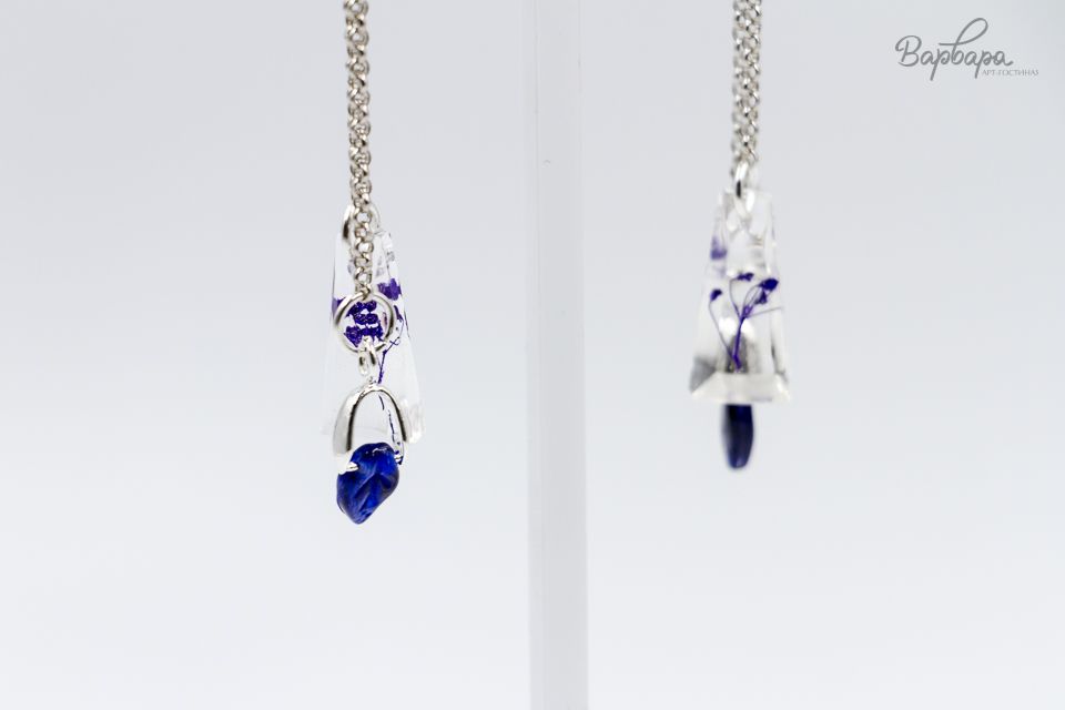 Серьги "Кристаллы света"