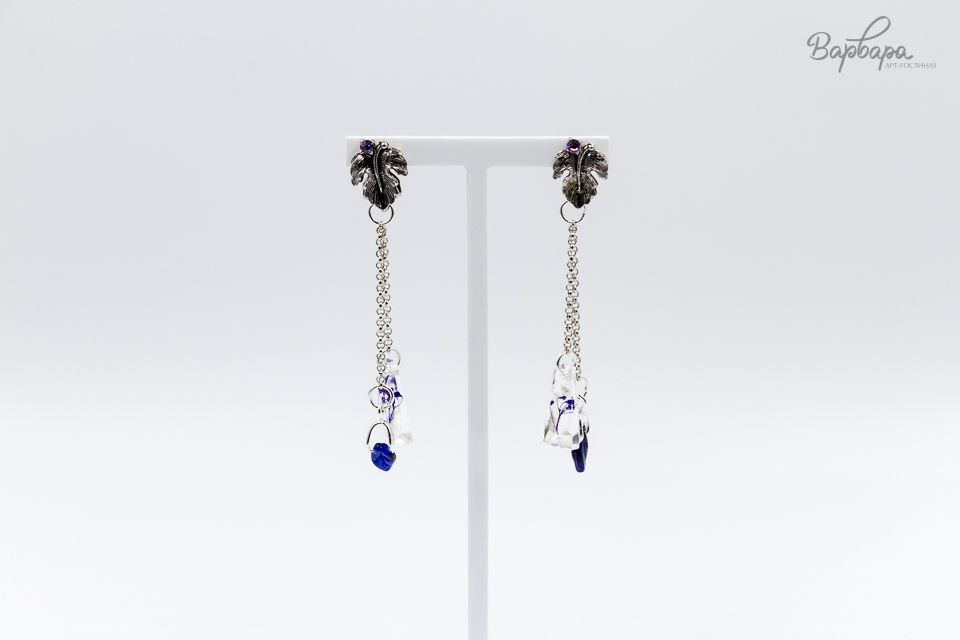 Серьги "Кристаллы света"